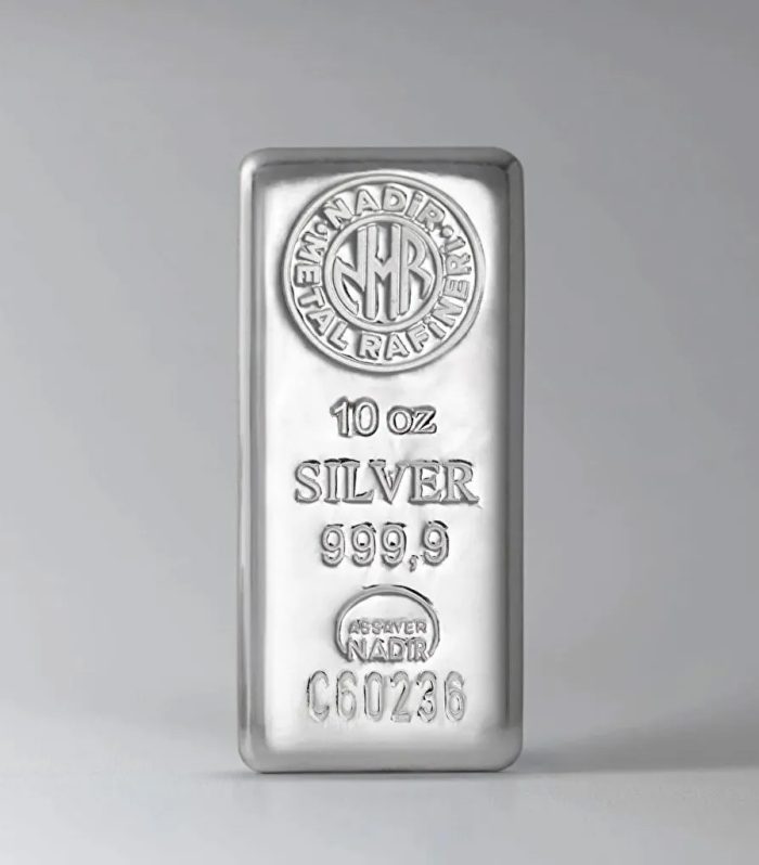 10 Oz 999‚9 Gümüş Külçe