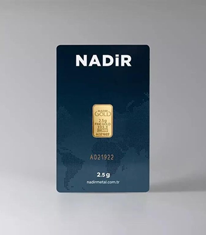 2.5 Gr Külçe Altın 999.9