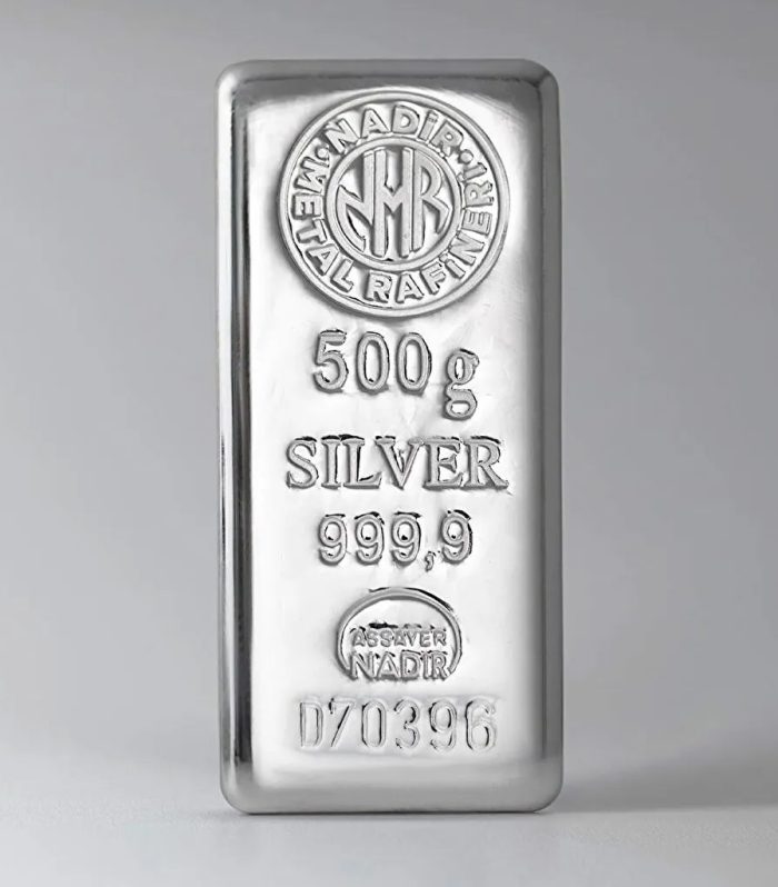 500 Gr Gümüş Külçe 999.9