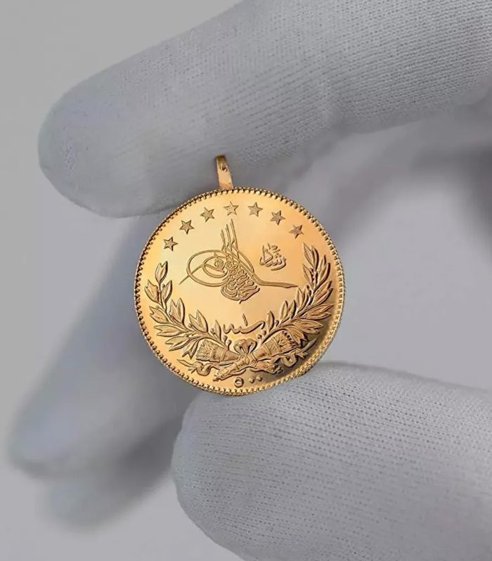 Reşat Lira Altın Kulplu Darphane Basımı